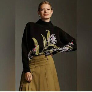 Carys Mock-Neck Sweater by Maeve/Anthropologie, XS